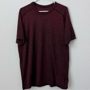 lululemon athletica Burgundy Short Sleeve Tee